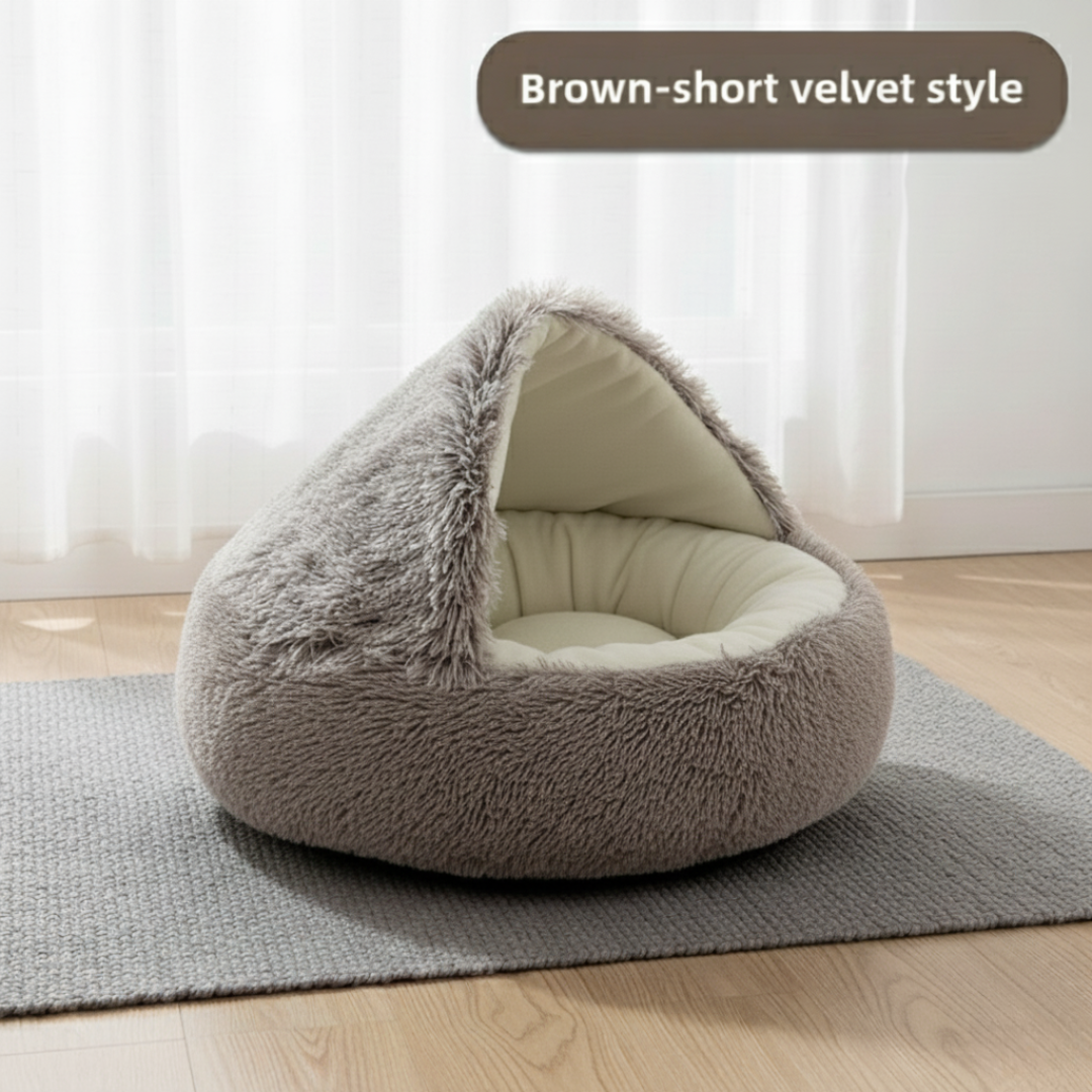 PawCatz™ CozyShell Nest Bed