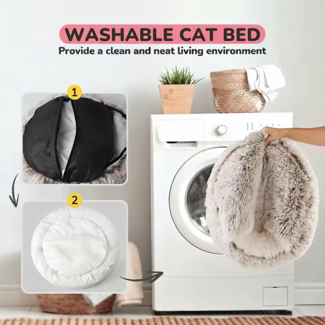 PawCatz™ CozyShell Nest Bed