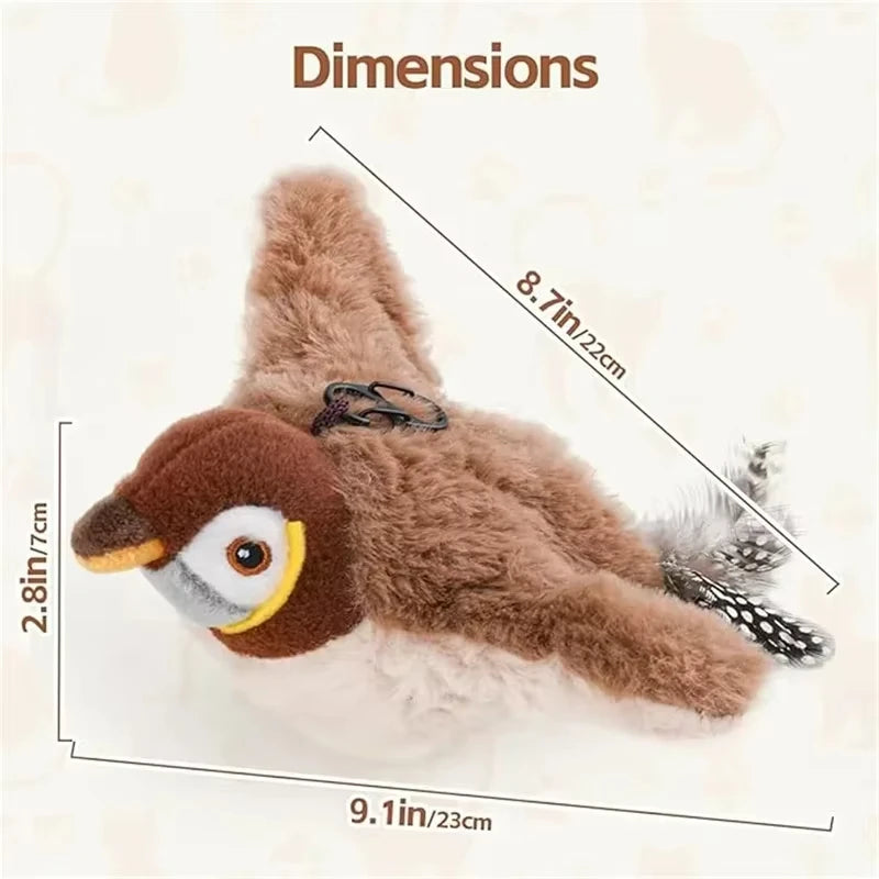 PawCatz™ Interactive Cat Toy Flapping Bird