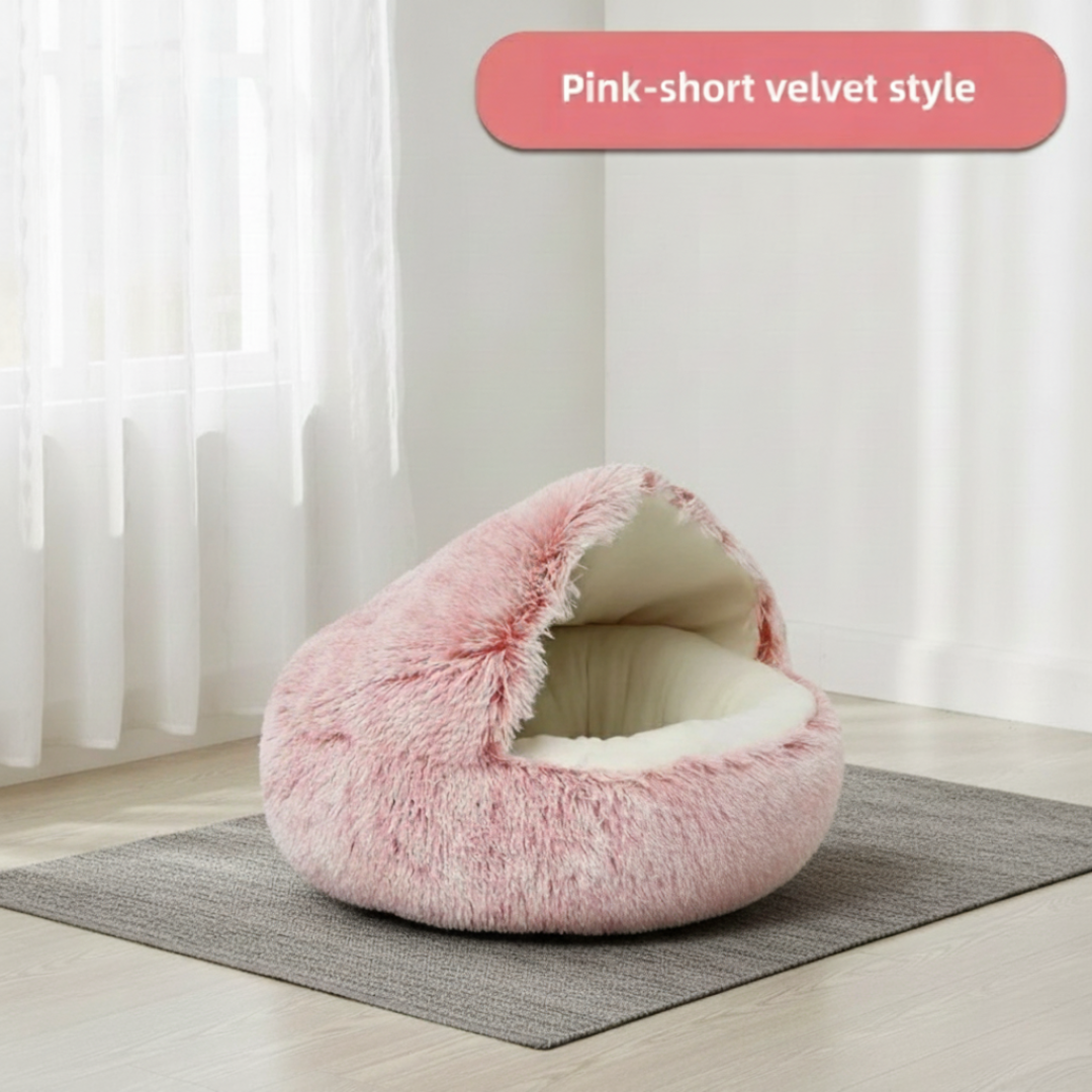 PawCatz™ CozyShell Nest Bed