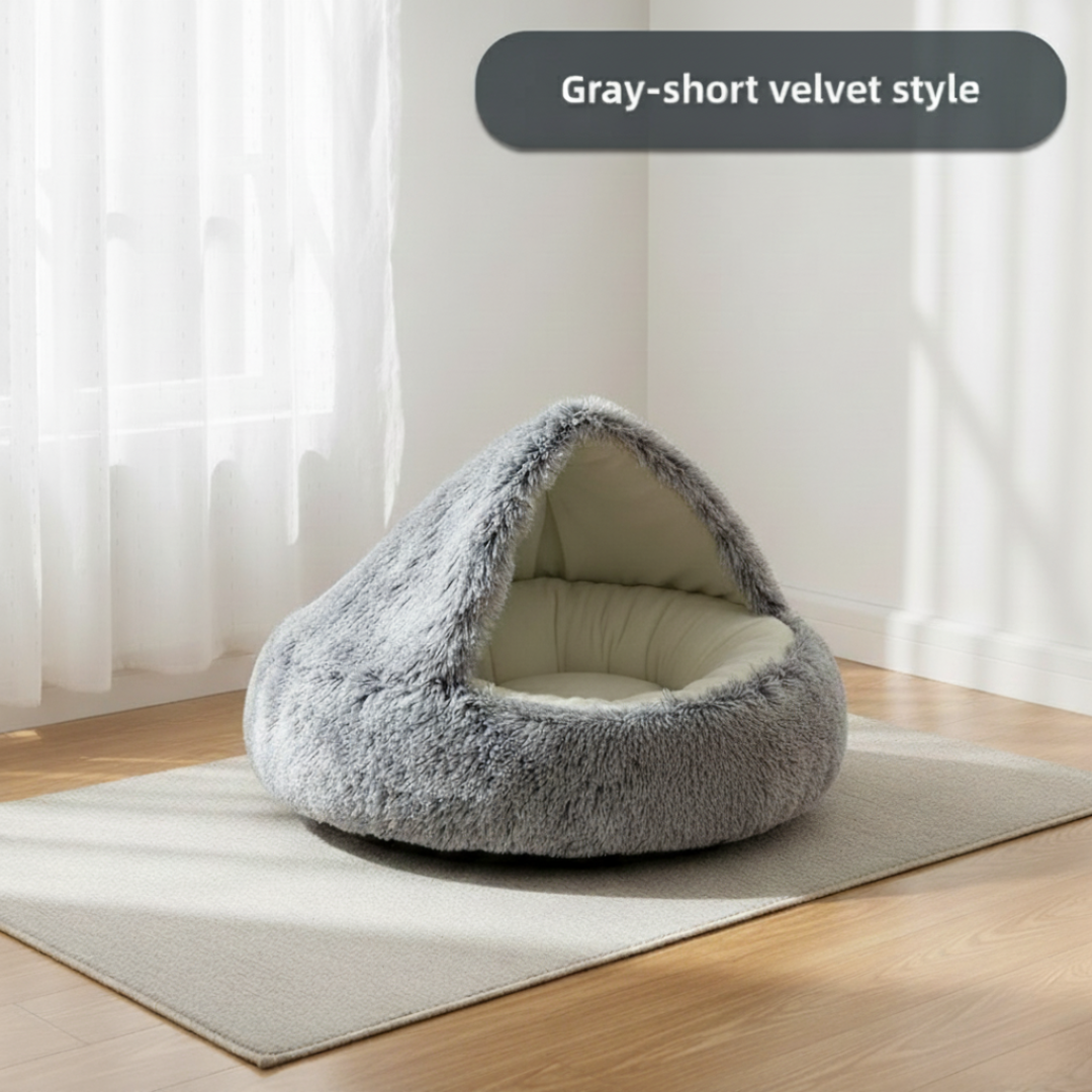PawCatz™ CozyShell Nest Bed