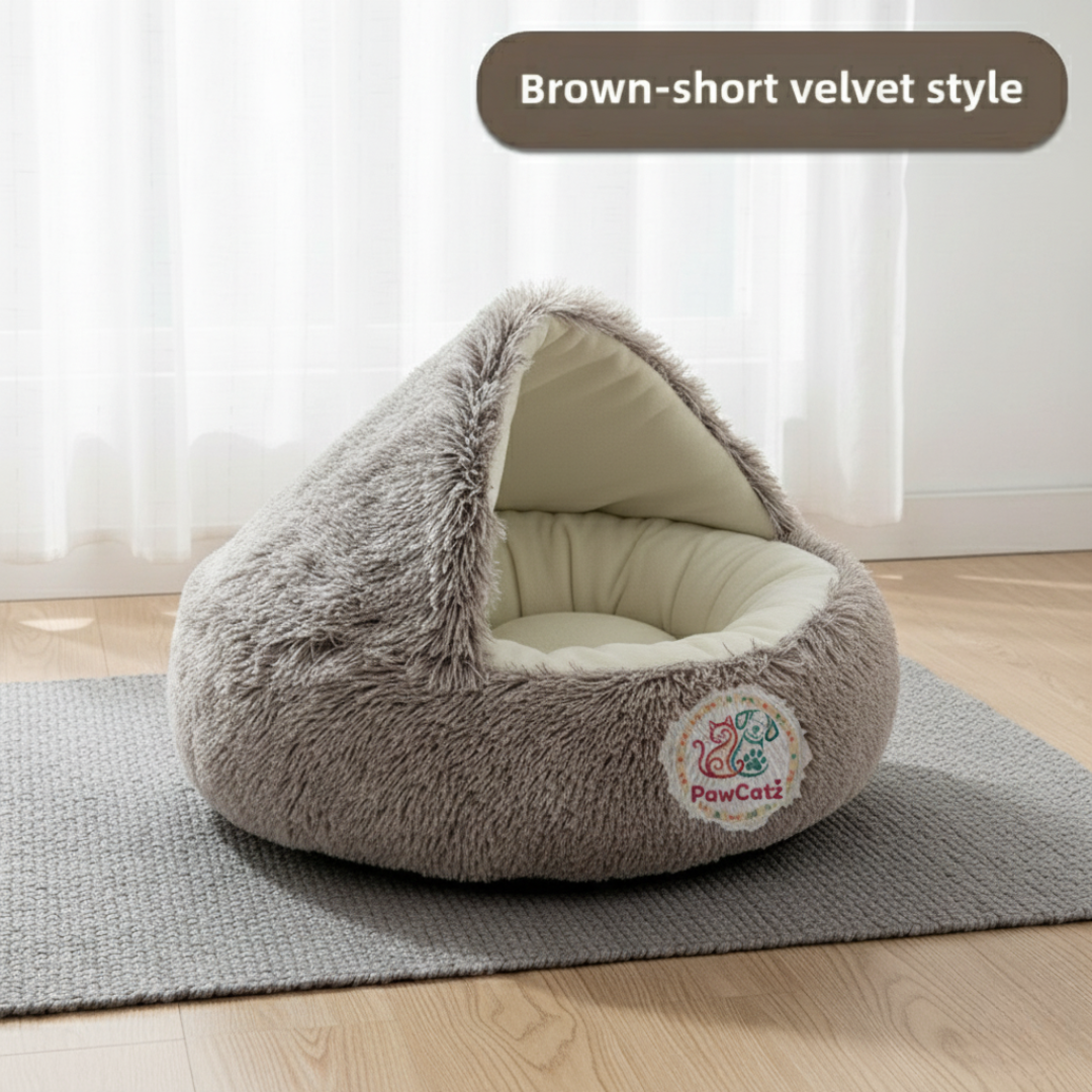 PawCatz™ CozyShell Nest Bed