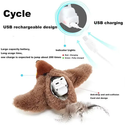 PawCatz™ Interactive Cat Toy Flapping Bird