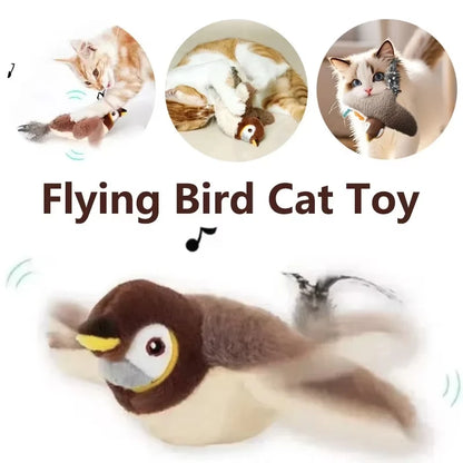 PawCatz™ Interactive Cat Toy Flapping Bird