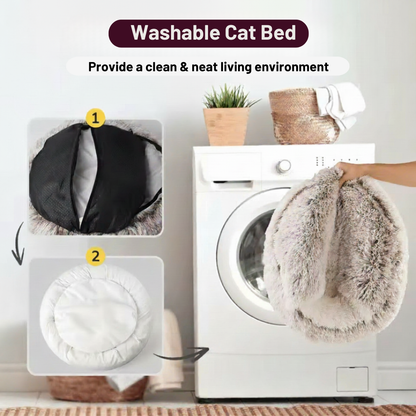 PawCatz™ CozyShell Nest Bed